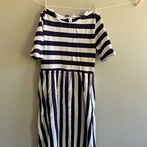 Short sleeve j crew maxi